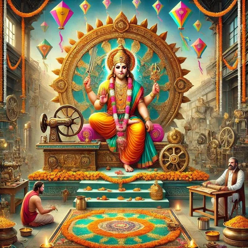 Biswakarma Puja puja