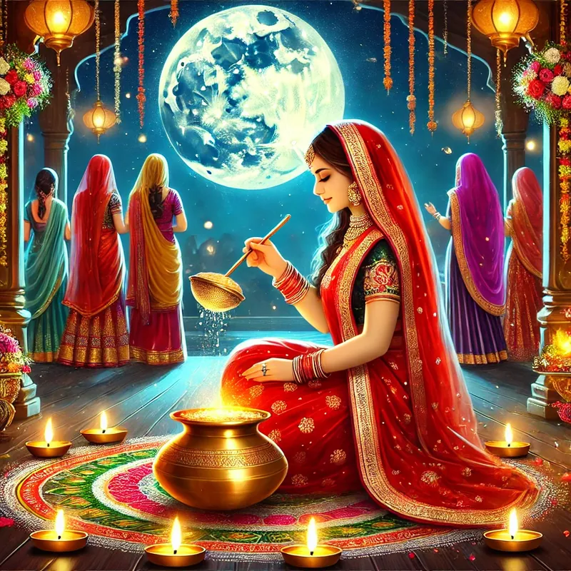 Karwa Chauth puja